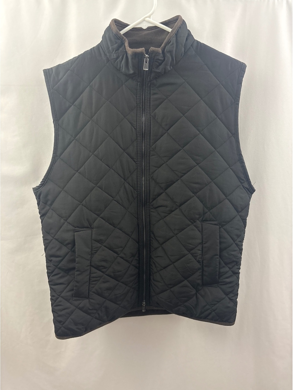 Tahari Black Quilted Sleeveless Vest Large Brand New With Tags - Picture 1 of 5